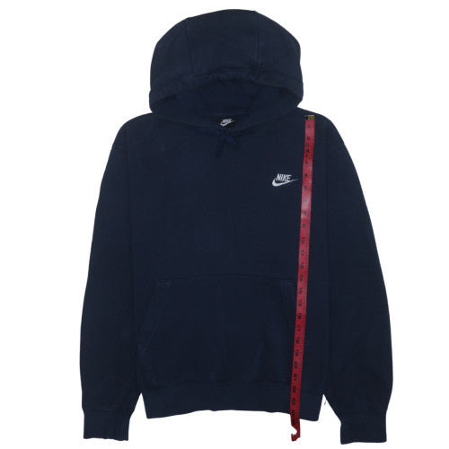 Nike Men's Blue Pullover Hoodie Regular Fit Size M Sports Fleece