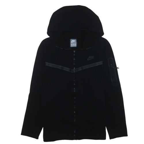 Nike Men's Black 2XL Full Zip Hoodie with Logo