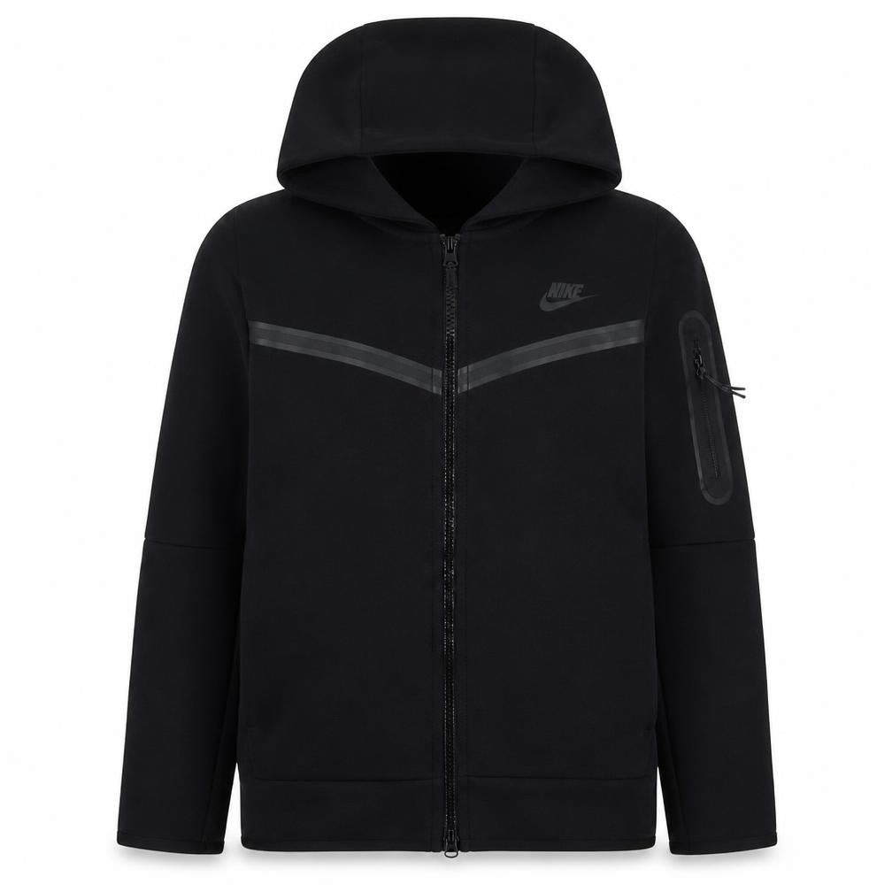 Nike Men's Black 2XL Full Zip Hoodie with Logo
