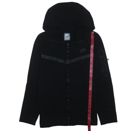 Nike Men's Black 2XL Full Zip Hoodie with Logo