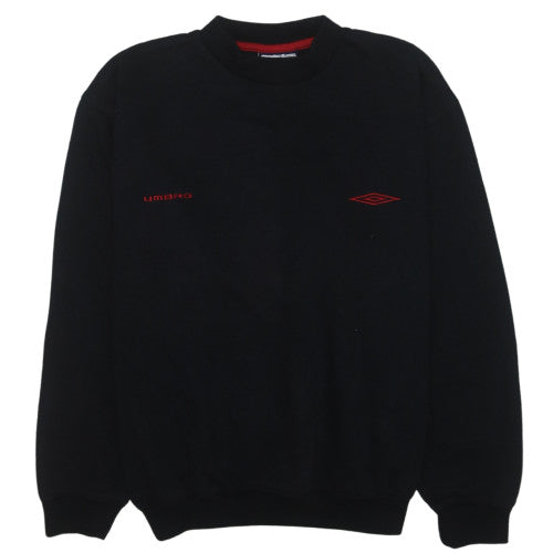 Umbro Men's Black Crew Neck Pullover Sweatshirt M