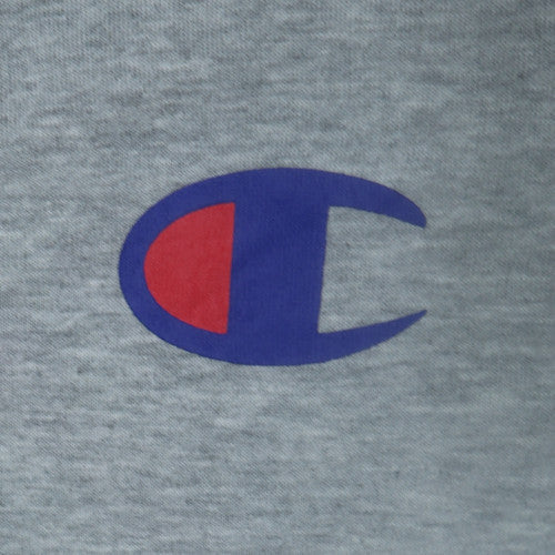 Champion Men's Grey Crew Neck Pullover Sweatshirt Size S Regular Fit