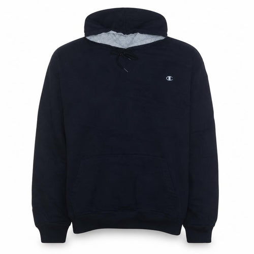 Champion Mens Black XL Pullover Hoodie Fleece Sweatshirt