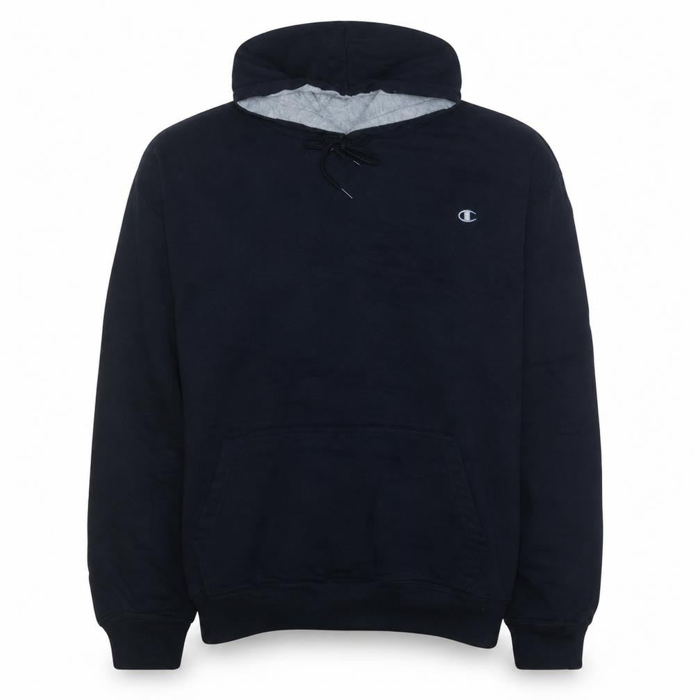 Champion Mens Black XL Pullover Hoodie Fleece Sweatshirt