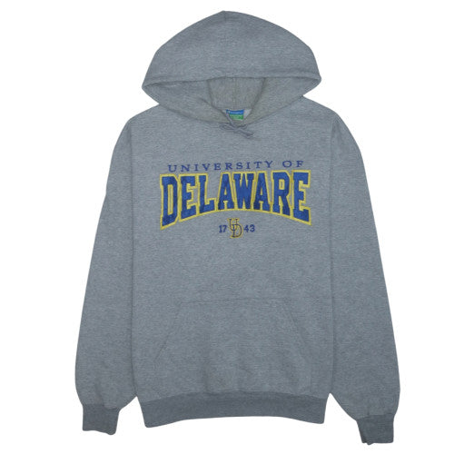 Champion Men's Grey University of Delaware Pullover Hoodie L