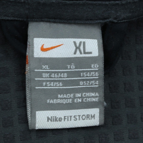 Nike Men's Black XL Fit Storm Track Jacket Full Zip Activewear