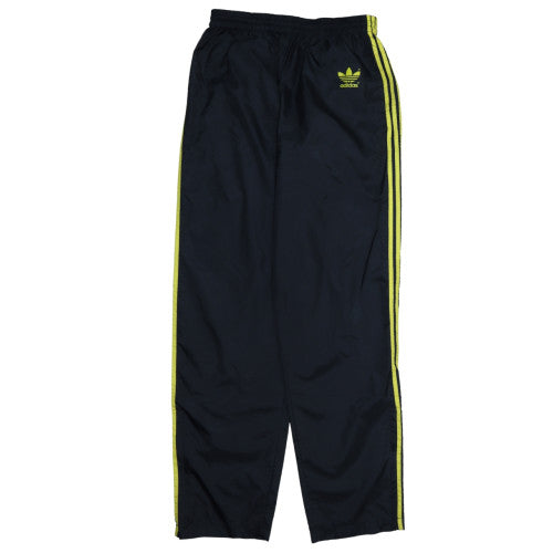 Adidas Men's Black Track Pants L Retro 80s Straight Leg Activewear
