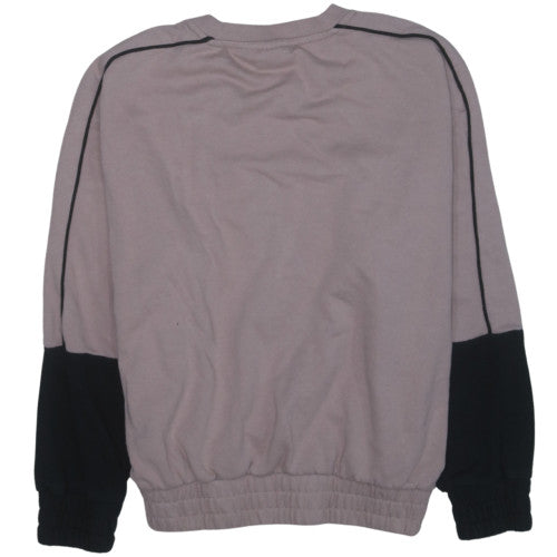 Lonsdale Women’s Beige & Black Crew Neck Pullover Sweatshirt Size 16