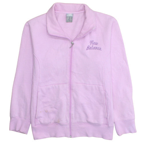 New Balance Women Pink Size 14 Track Jacket Full Zip Fleece