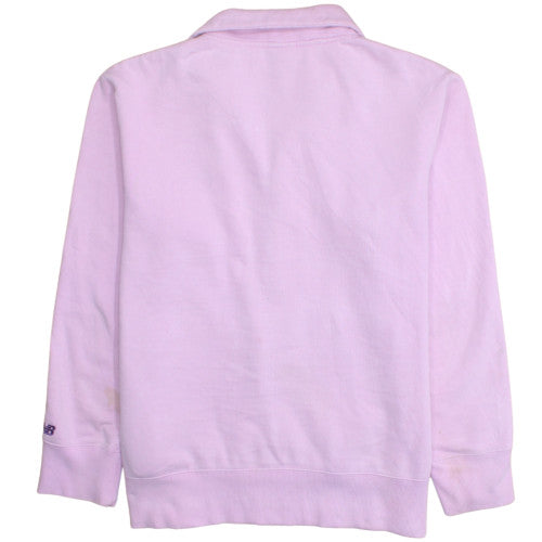 New Balance Women Pink Size 14 Track Jacket Full Zip Fleece