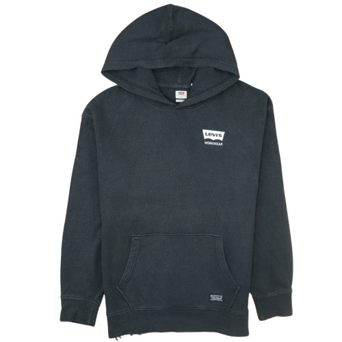 Levi's Men's Black Relaxed Pullover Hoodie L Workwear Fleece