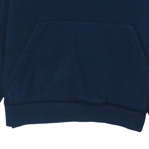 Adidas Boys Blue Pullover Hoodie 15-16 Years Fleece Hooded Sweatshirt