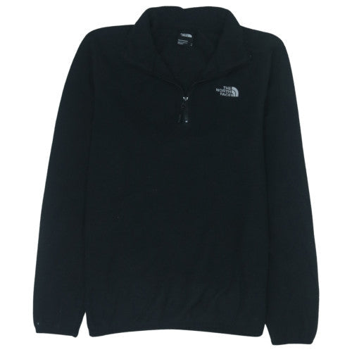 The North Face Mens Black Small 1/4 Zip Fleece Sweatshirt