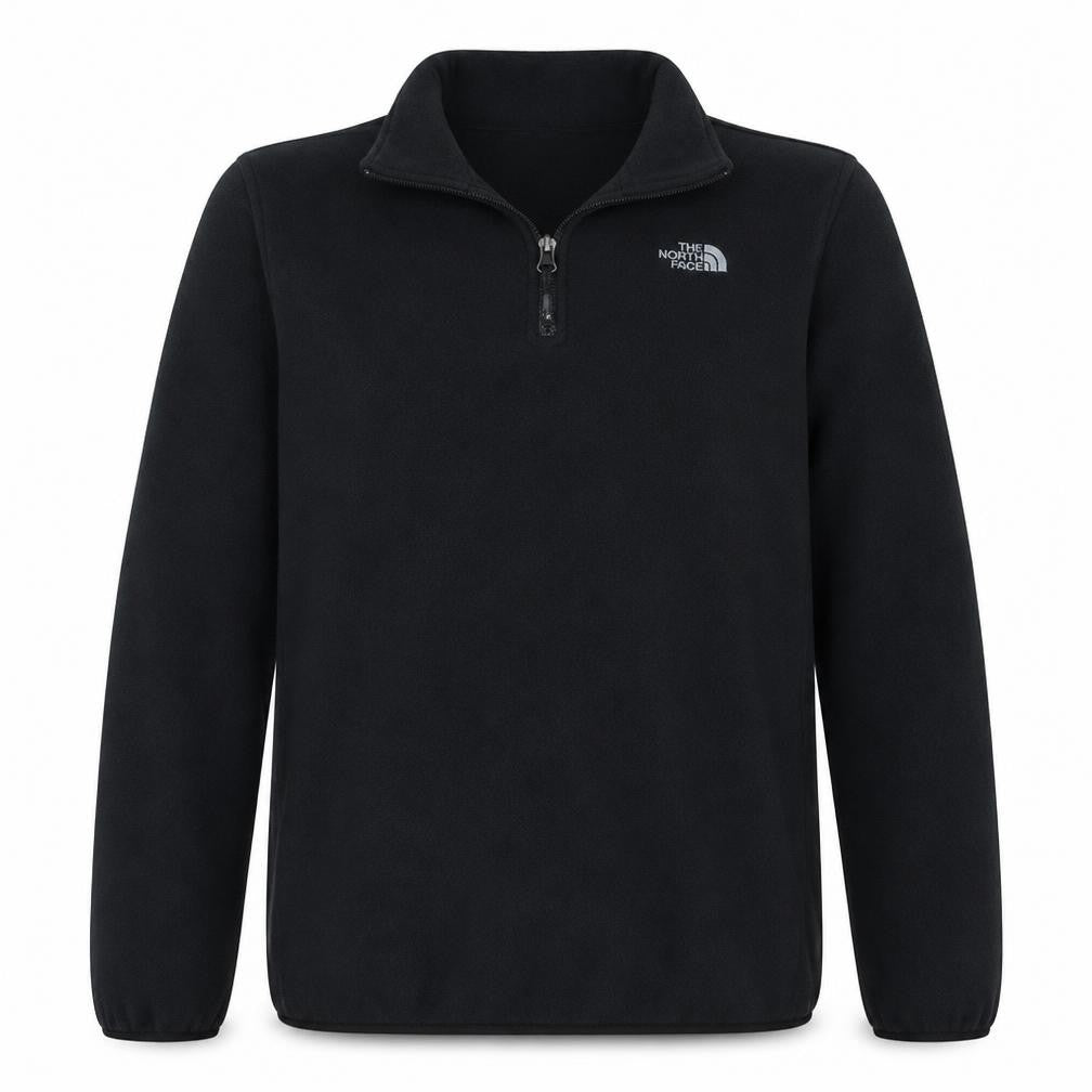 The North Face Mens Black Small 1/4 Zip Fleece Sweatshirt