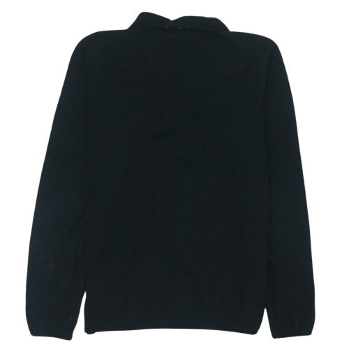 The North Face Mens Black Small 1/4 Zip Fleece Sweatshirt