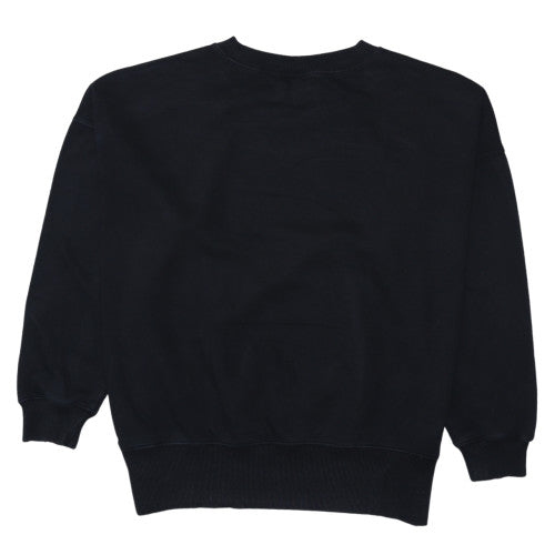 Adidas Womens Black Crew Neck Pullover Sweatshirt Size 20