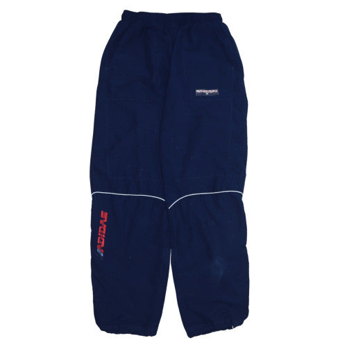 Adidas Men's Blue M Track Pants Joggers Breathable Mesh
