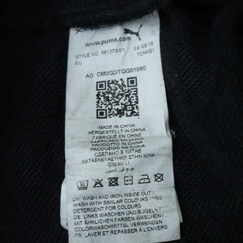 Puma Men's Black Jogger Trousers Size M Tapered Fit