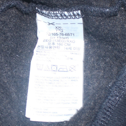 GAP Girls Black Logo Pullover Sweatshirt Size 14 Years Crew Neck Fleece
