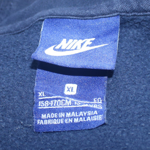 Nike Boys Blue Full Zip Hoodie XL 15-16 Years Fleece Sportswear