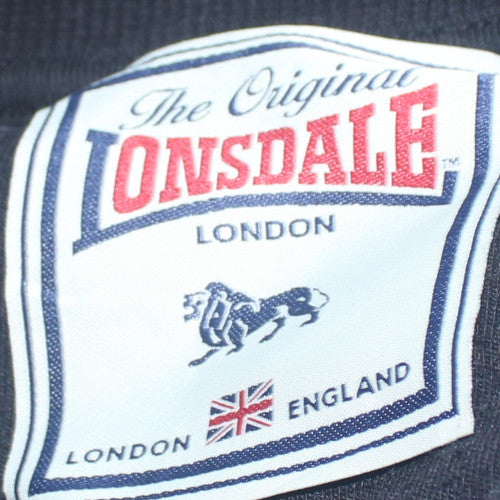 Lonsdale Women’s Black Pullover Sweatshirt Size L Classic Fit