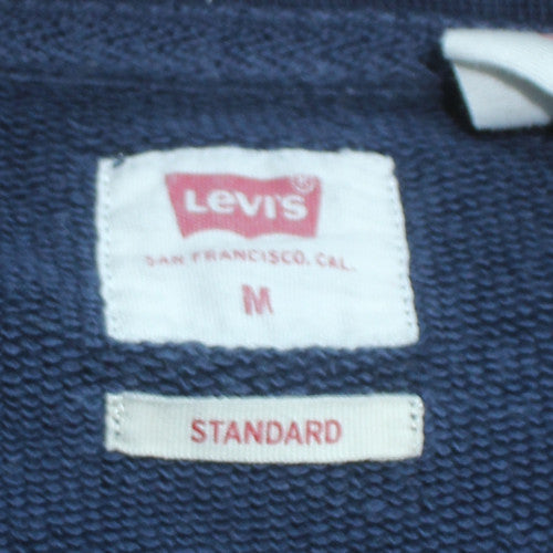 Levi's Men's Blue Classic Crew Neck Pullover Sweatshirt Size M