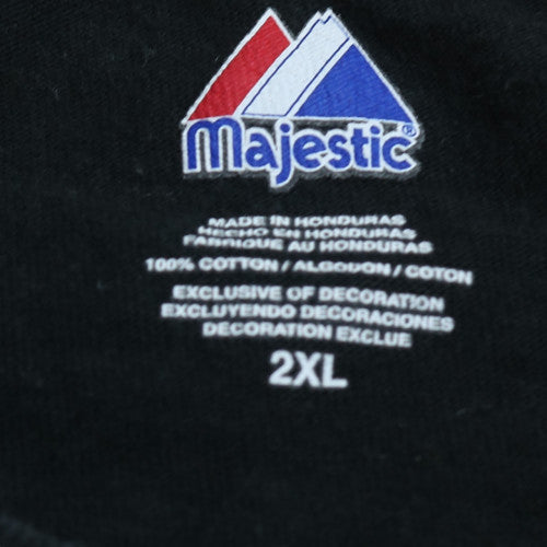 Majestic Men's Black 2XL 2010 Champions Sports Graphic T-Shirt