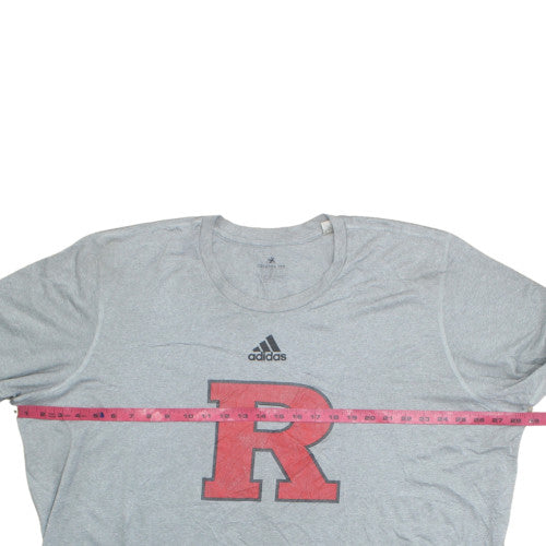 Adidas Men's Grey 3XLT Creator Tee with Red R Graphic