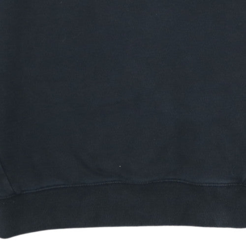 Diesel Mens Black Medium Crew Neck Pullover Sweatshirt
