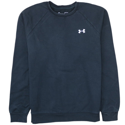 Under Armour Men's Black Medium Crew Neck Pullover Sweatshirt