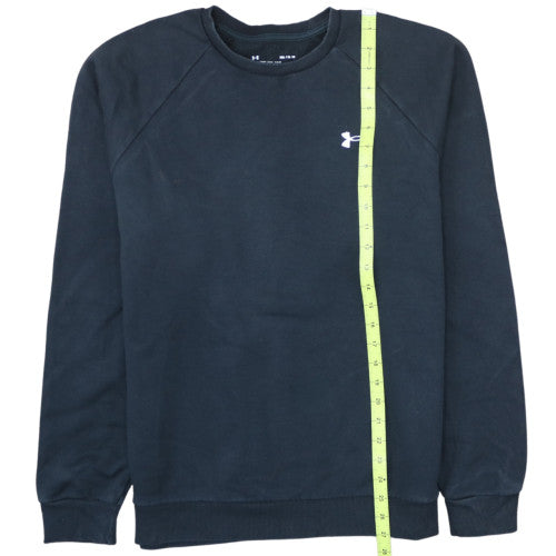 Under Armour Men's Black Medium Crew Neck Pullover Sweatshirt
