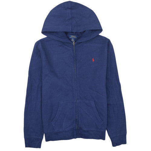 Ralph Lauren Boys Blue Full Zip Hoodie Sweatshirt XL (18-20 Years)