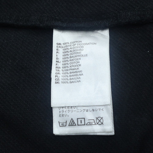 The North Face Men's Black Cotton Polo Shirt Size L