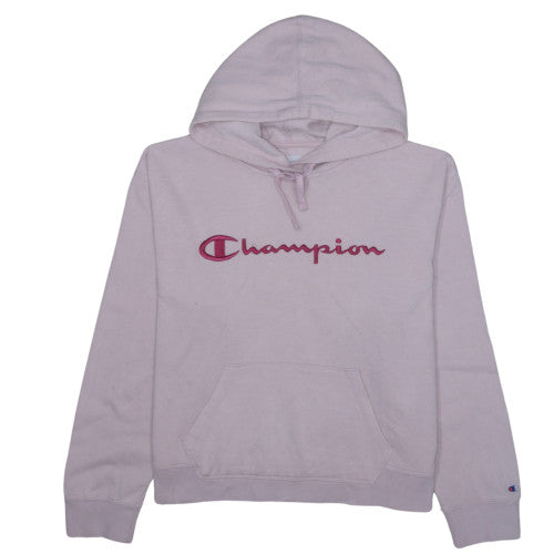 Champion Womens Pink Pullover Hoodie XXL Embroidered Logo Casual