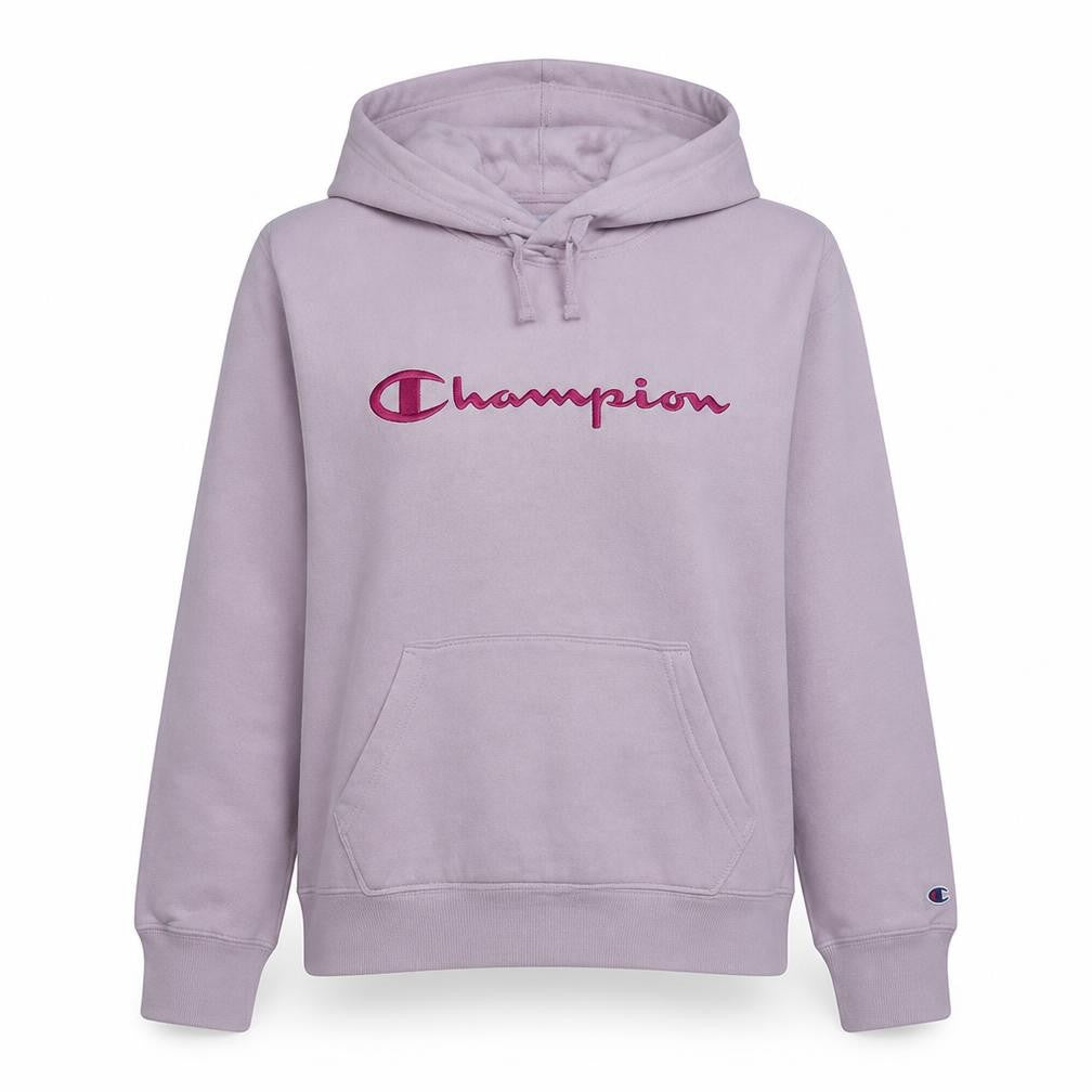 Champion Womens Pink Pullover Hoodie XXL Embroidered Logo Casual