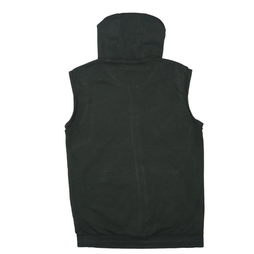Adidas Men's Black Sleeveless Hoodie Vest L Full Zip Gym Training