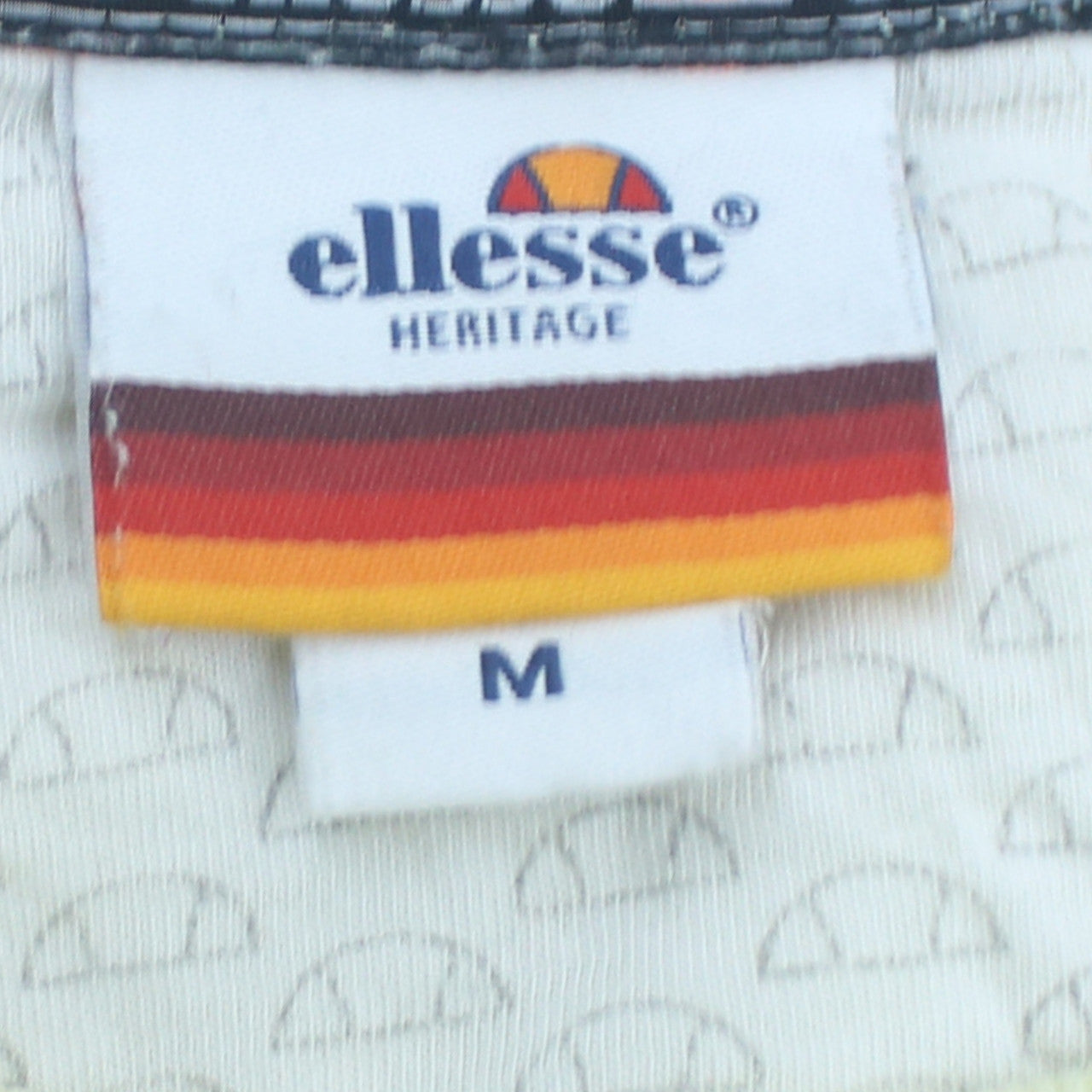 Ellesse Men's Beige Pullover Sweatshirt M Embroidered Logo