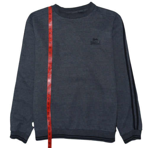 Lonsdale Men's Grey Crew Neck Pullover Sweatshirt M