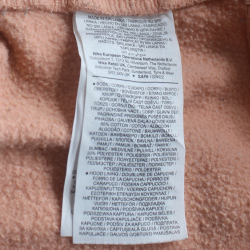 Nike Women’s Pink Pullover Hoodie Small Fleece Lined Casual