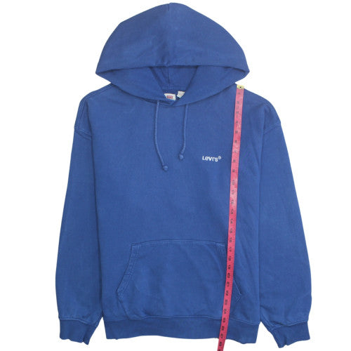Levi's Men's Blue Pullover Hoodie L Relaxed Fit