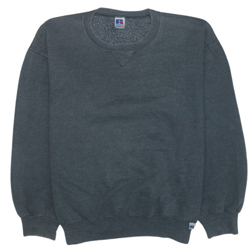 Russell Athletic Men's Grey XL Fleece Pullover Sweatshirt Vintage