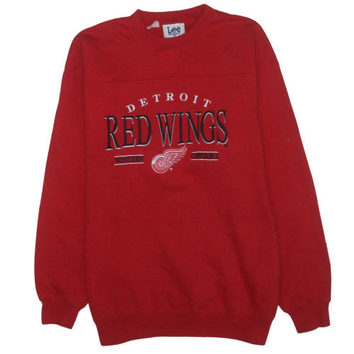 Lee Sport Men's Red Detroit Red Wings XL Crew Neck Sweatshirt