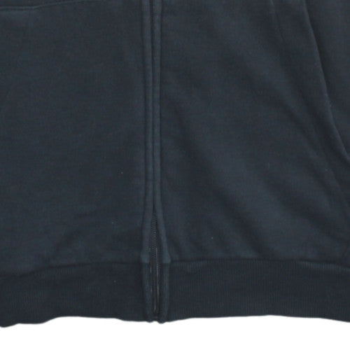 Adidas Men's Black Full Zip Hoodie Small Hooded Sweatshirt