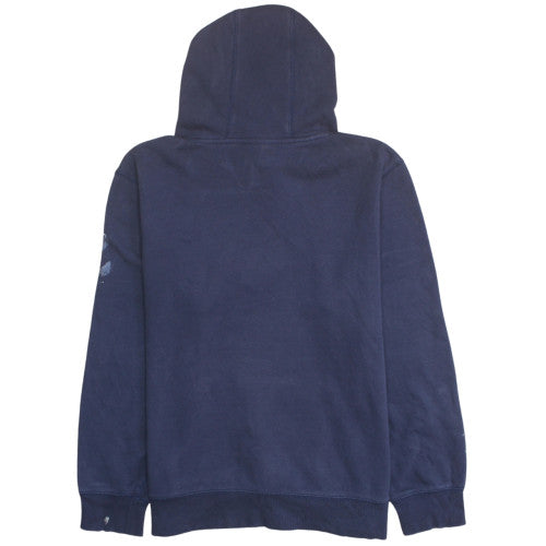 Champion Men's Navy Blue Pullover Hoodie L Logo Athleticwear