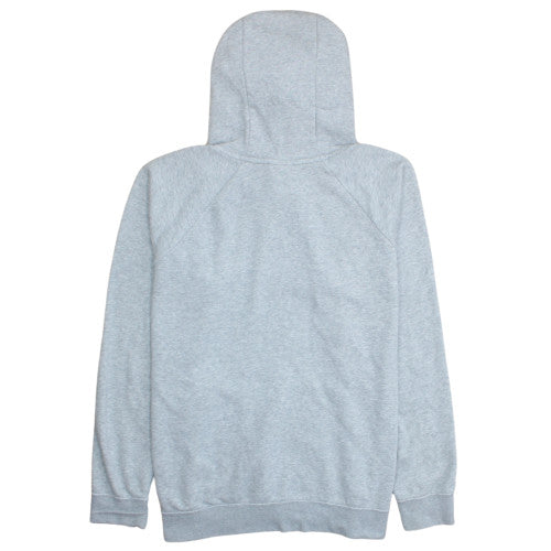 Nike Men's Grey XL Pullover Hoodie with Logo and Pockets