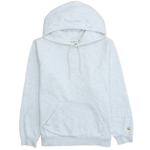 Carhartt Women Grey Small Pullover Hoodie Cotton Blend Casual