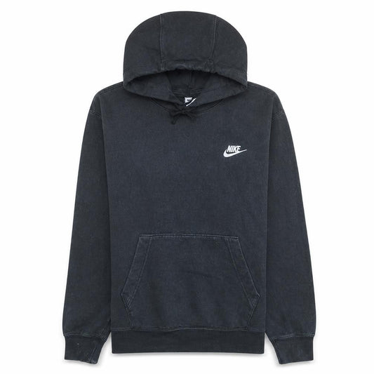 Front view of Nike Women’s Black XS Pullover Hoodie Cotton Blend Casual Sweatshirt