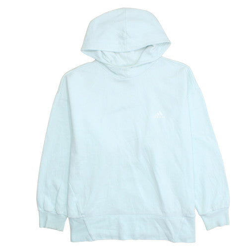 Adidas Womens Blue 3XL Pullover Hoodie Cotton Blend