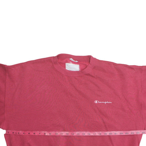 Champion Men's Red 2XL Pullover Fleece Sweatshirt Logo Crew Neck