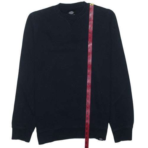 Dickies Men's Black Medium Crew Neck Cotton Sweatshirt
